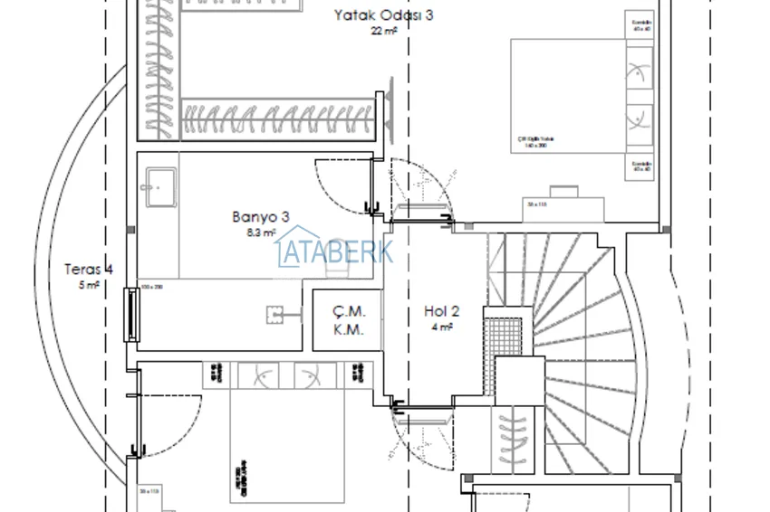 Купить дешево Виллы в Паялларе – Конаклы, Алания в коттеджном комплексе 4 