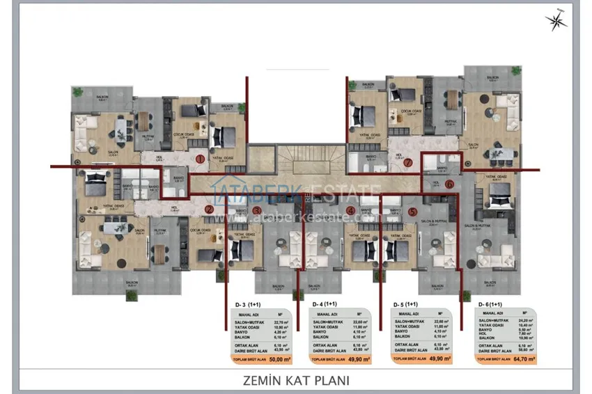 Купить дешево Квартира в Оба в строящемся комплексе от инвестора 1 