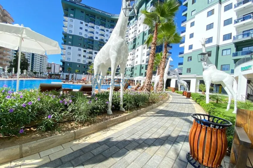 Квартира двухкомнатная с качественной чистовой отделкой в Махмутларе 4 