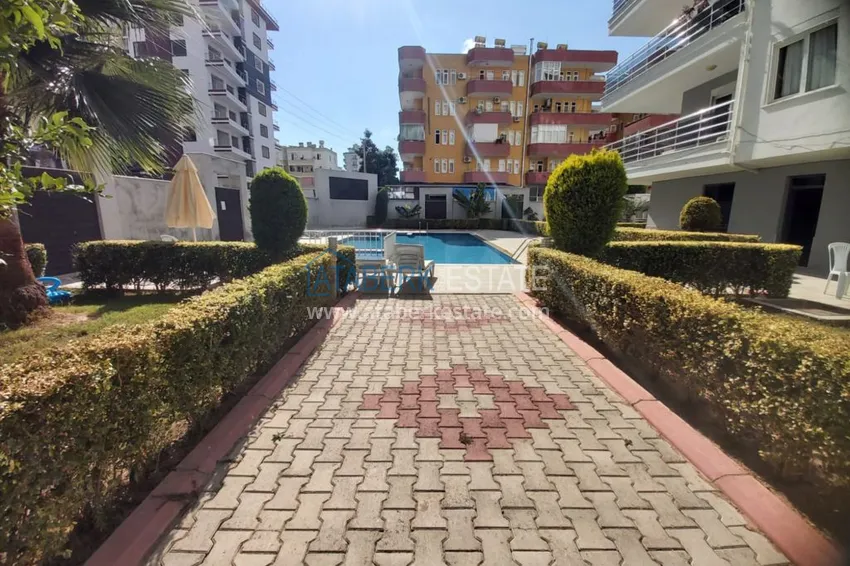 Квартира в Махмутларе с видом на море и горы в жилом комплексе  3 