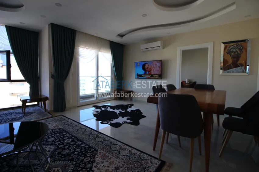 Приобрести Пентхаус-дуплекс в Махмутларе с мебелью и видом на море в комфортабельном комплексе 3 