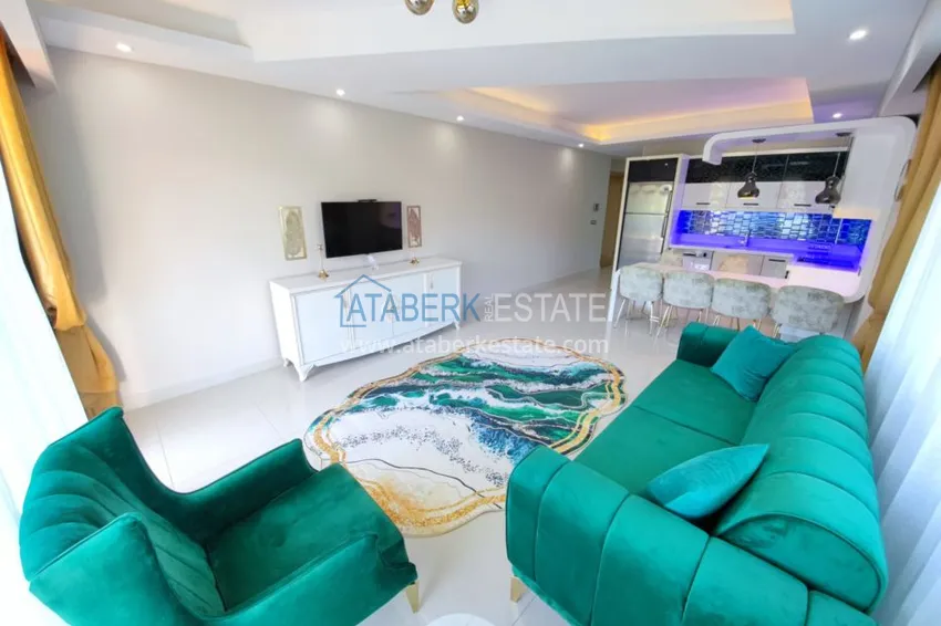 Приобрести Квартира в Махмутларе четырехкомнатная с мебелью в престижном комплексе 5 