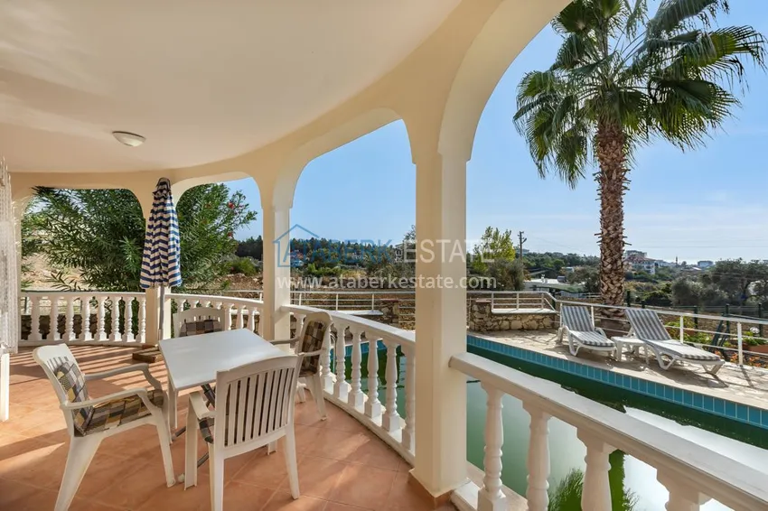 Приобрести Вилла в Авсалларе двухэтажная меблированная в коттеджном комплексе  4 