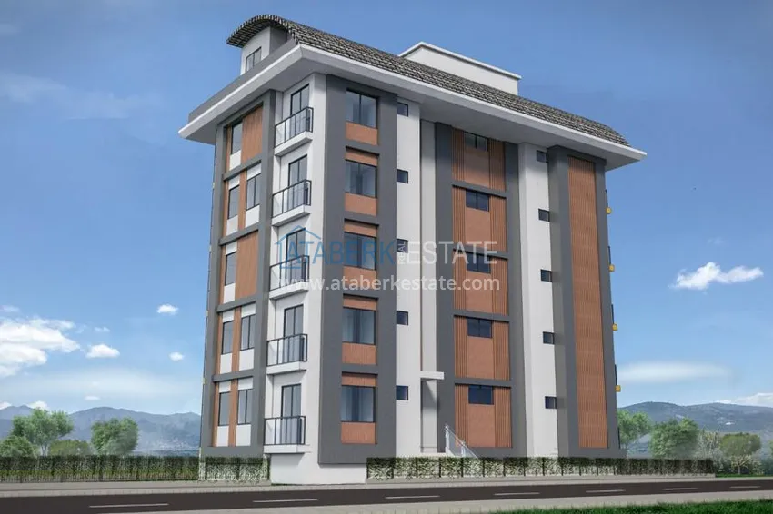 Квартиры в Авсалларе в комплексе, на заключительном этапе строительства 9 