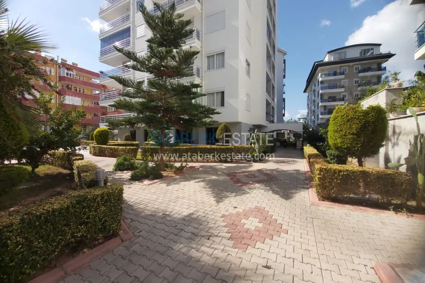 Квартира в Махмутларе с видом на море и горы в жилом комплексе  4 