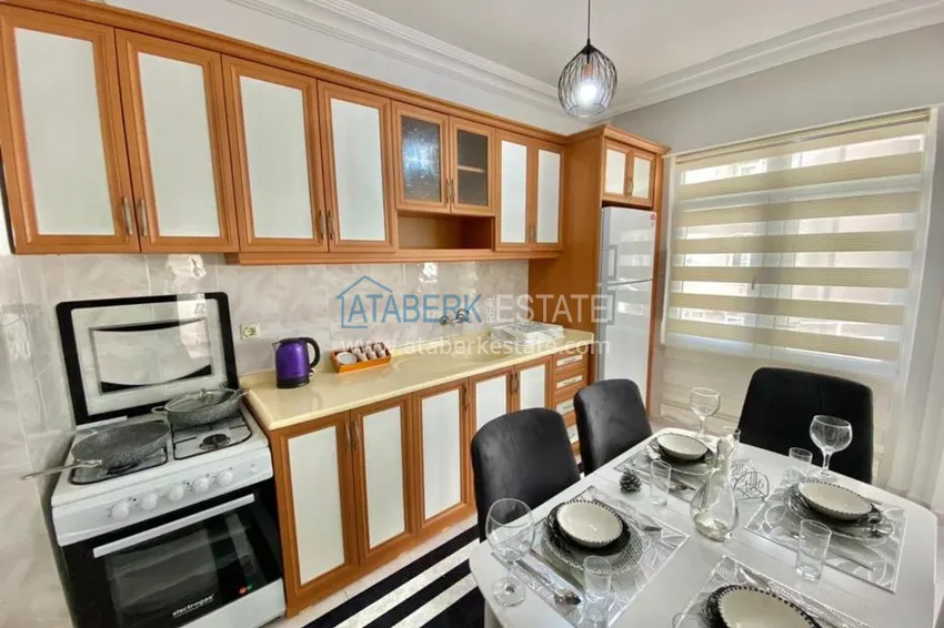 Приобрести Квартира в Махмутларе, трехкомнатная с мебелью, отдельной кухней и видом на море 5 