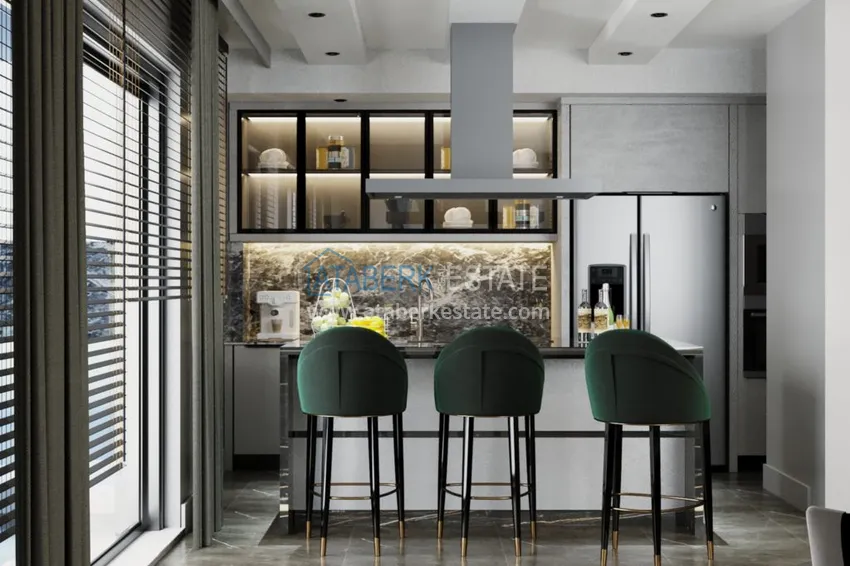 Приобрести Виллы в Паялларе – Конаклы, Алания в коттеджном комплексе 2 