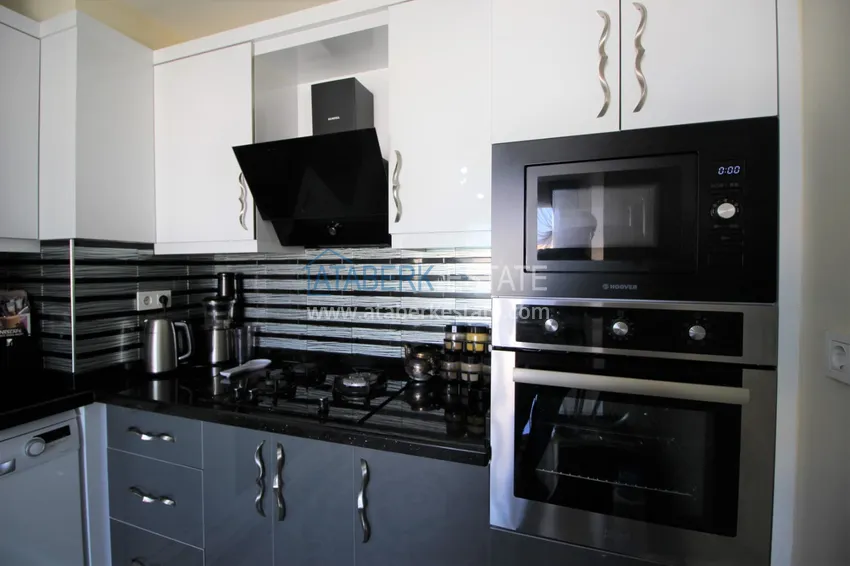 Приобрести Пентхаус-дуплекс в Махмутларе с мебелью и видом на море в комфортабельном комплексе 6 