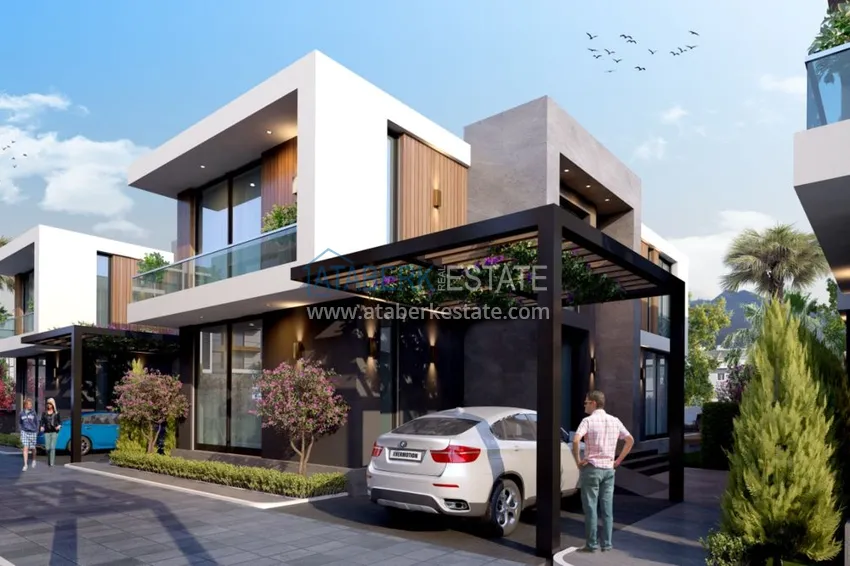 Современные виллы в горном регионе Анталии – Дошемеалты на этапе строительства 7 