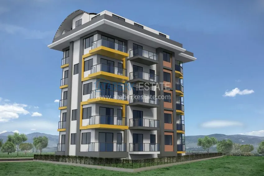 Квартиры в Авсалларе в комплексе, на заключительном этапе строительства 10 