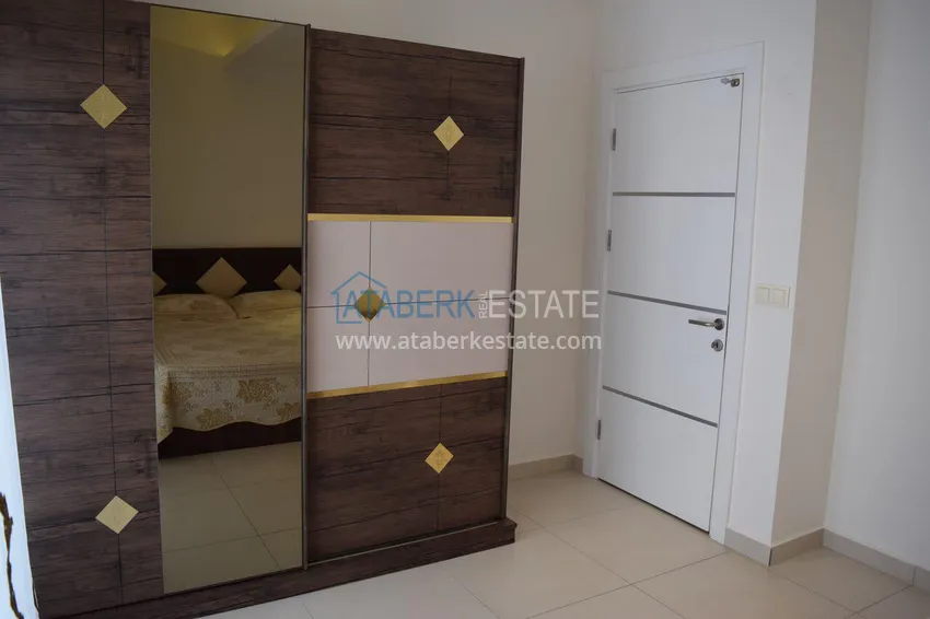 Приобрести Пентхаус-дуплекс в Авсалларе с мебелью в комфортабельном жилом комплексе 7 