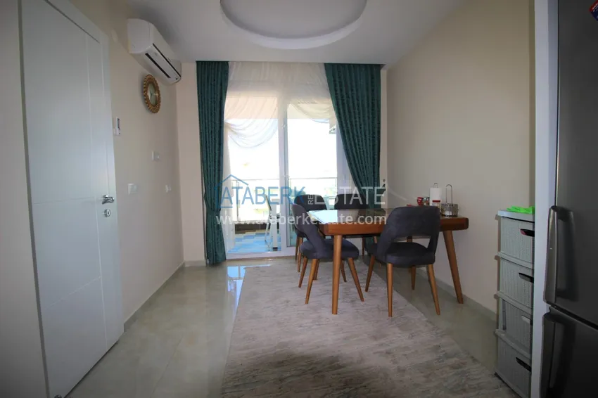 Приобрести Пентхаус-дуплекс в Махмутларе с мебелью и видом на море в комфортабельном комплексе 7 