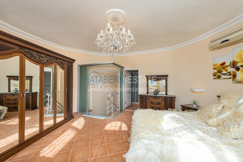 Приобрести Вилла в Авсалларе двухэтажная меблированная в коттеджном комплексе  10 