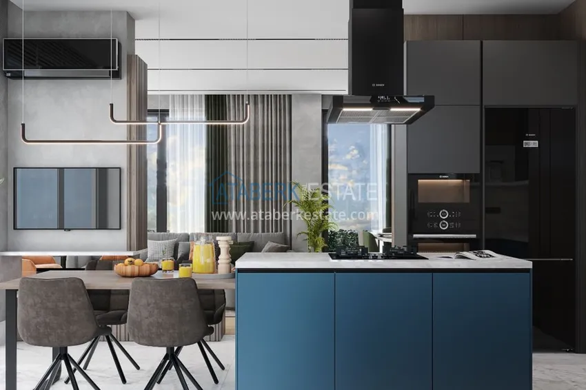 Приобрести Современные виллы в горном регионе Анталии – Дошемеалты на этапе строительства 9 