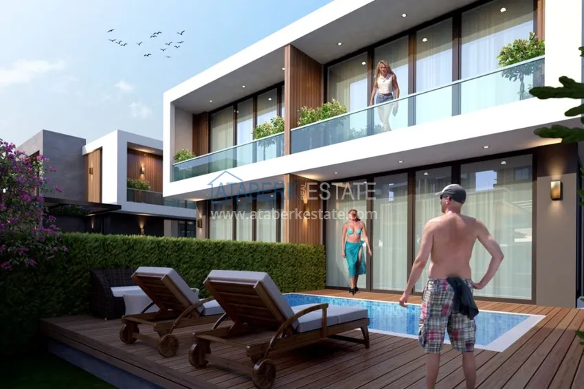 Современные виллы в горном регионе Анталии – Дошемеалты на этапе строительства 9 