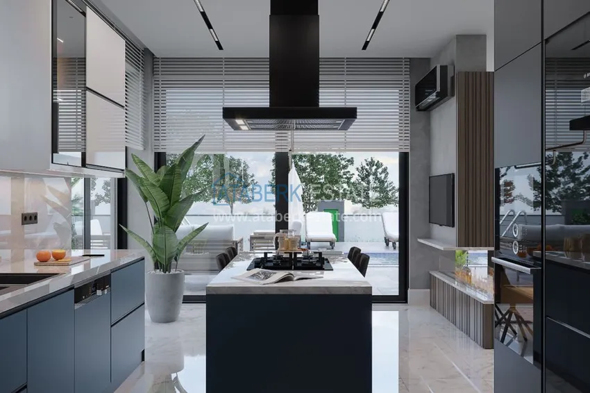 Приобрести Современные виллы в горном регионе Анталии – Дошемеалты на этапе строительства 10 