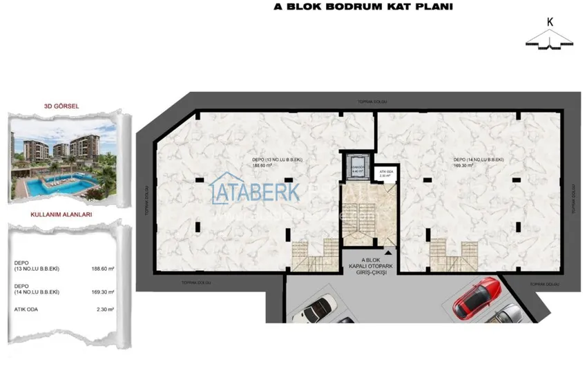 Купить дешево Новый инвестиционный проект многоквартирного жилого комплекса в Анталии район Кепез 3