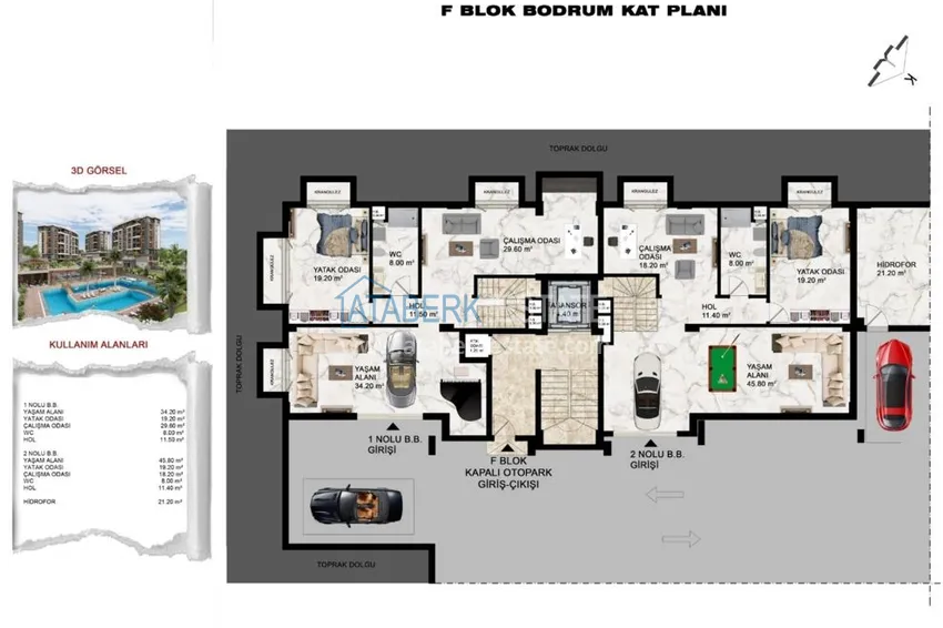 Купить дешево Новый инвестиционный проект многоквартирного жилого комплекса в Анталии район Кепез 13