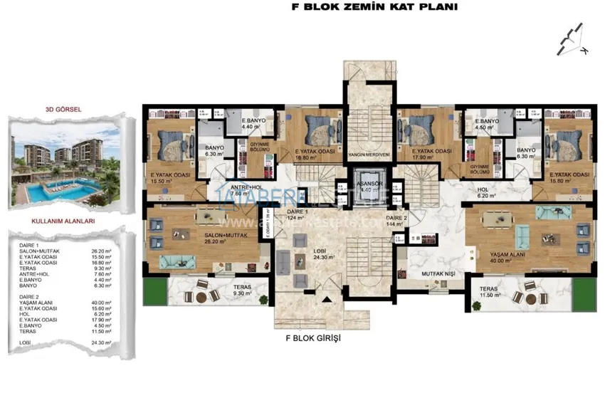 Купить дешево Новый инвестиционный проект многоквартирного жилого комплекса в Анталии район Кепез 15