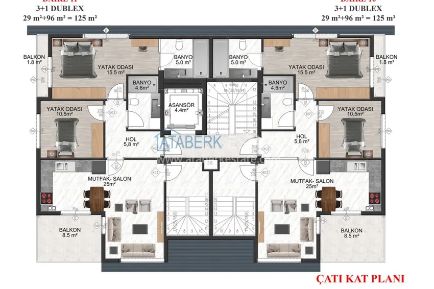 Купить дешево Новый проект жилой комплекс в Газипаше на этапе строительства 16 
