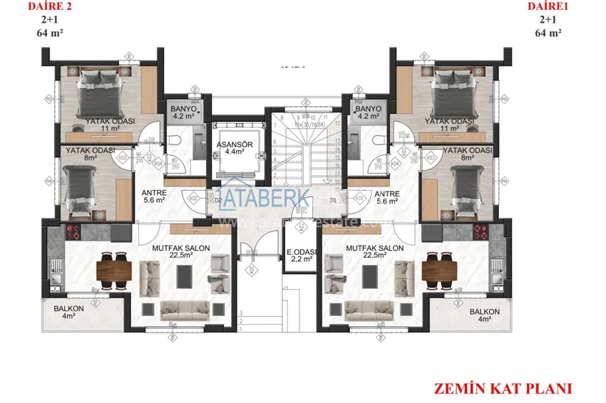 Купить дешево Новый проект жилой комплекс в Газипаше на этапе строительства 17 