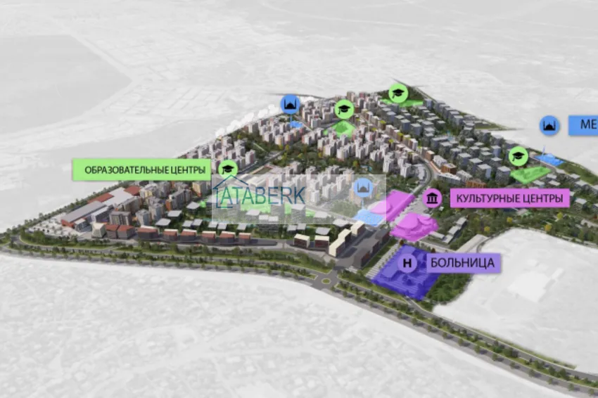 Купить дешево Уникальный жилой комплекс в Анталии – Кепез, с правом на гражданство и государственной гарантией  3 