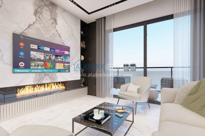 Приобрести Новый проект жилого комплекса в Махмутларе на первой береговой линии 1 