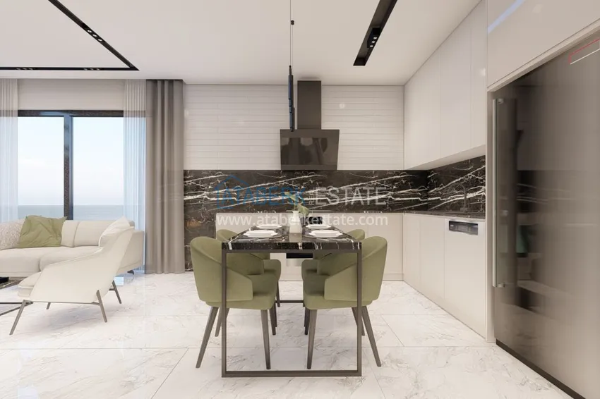 Приобрести Новый проект жилого комплекса в Махмутларе на первой береговой линии 4 