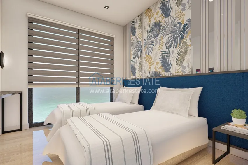 Приобрести Новый проект жилого комплекса в Махмутларе на первой береговой линии 6 