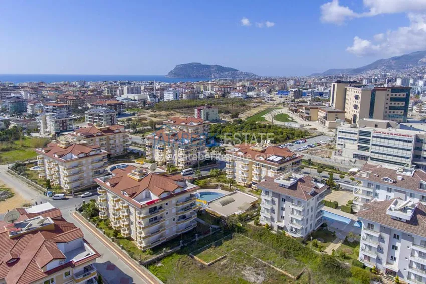 Квартира в Оба с 3 спальнями в комфортабельном комплексе 3 