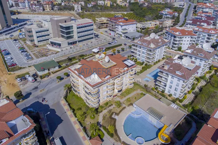 Квартира в Оба с 3 спальнями в комфортабельном комплексе 5 