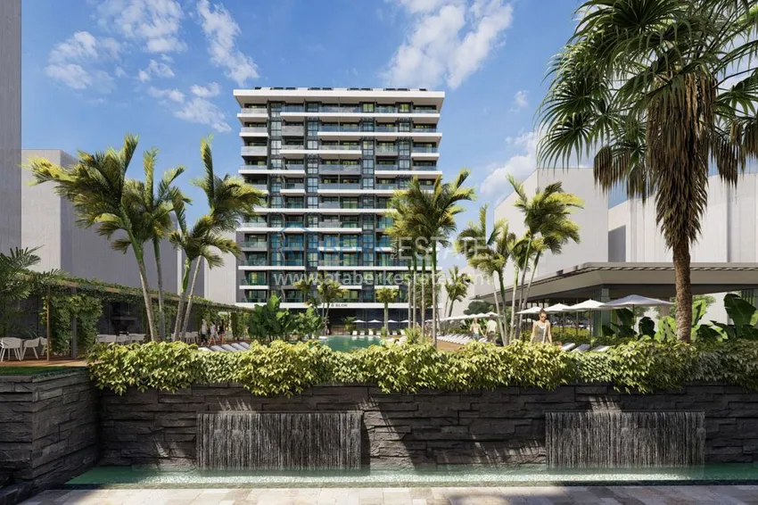 Новый проект жилого комплекса в Махмутларе на первой береговой линии 10 