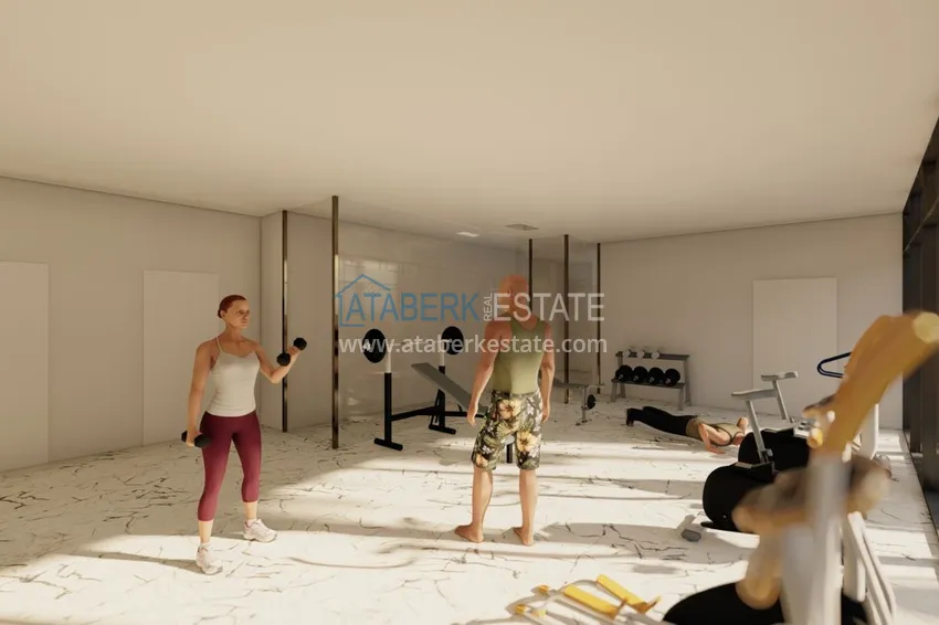 Новый строящийся проект в Алании, район Авсаллар 22 