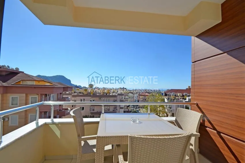 Приобрести Квартира в Алании, район пляжа Клеопатра с мебелью и видом на море 12 