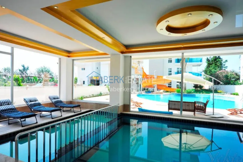 Пентхаус-дуплекс в районе Кестель с мебелью – первая береговая линия  13 