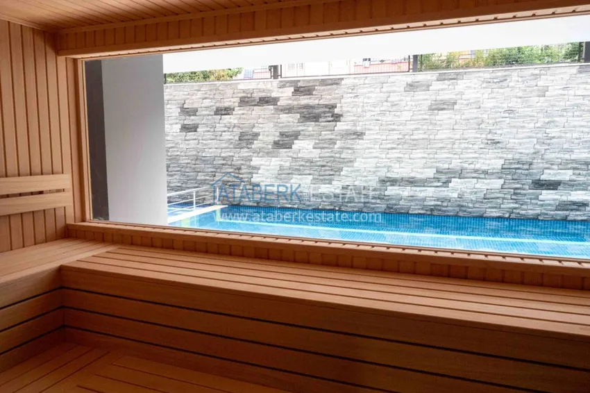 Пентхаус-дуплекс в Махмутларе с новой мебелью в молодом комплексе  13 