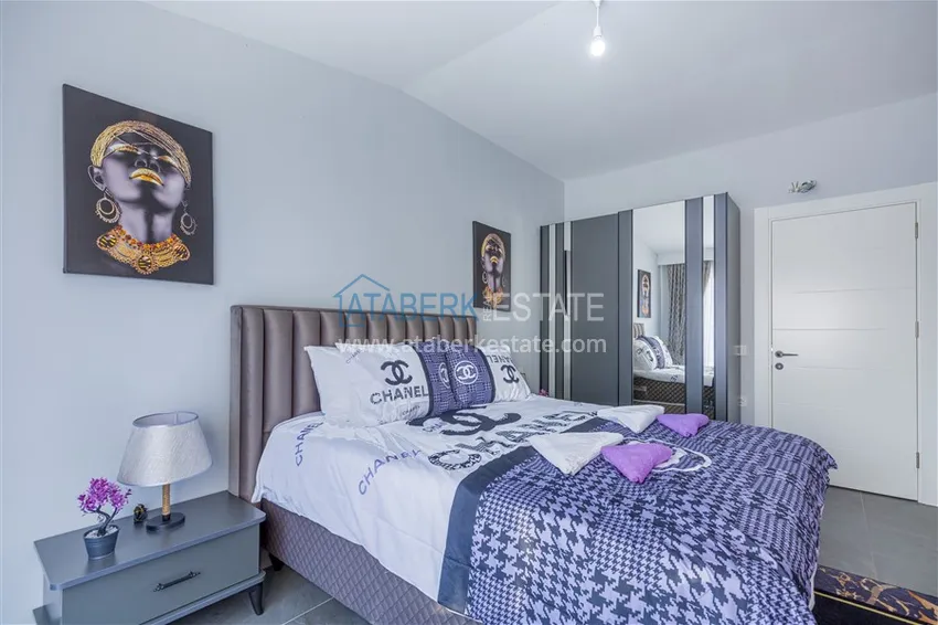 Приобрести Пентхаус-дуплекс в Махмутларе с новой мебелью в молодом комплексе  17 