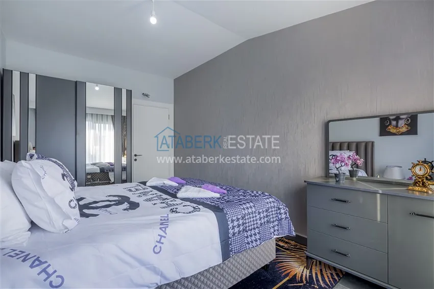 Приобрести Пентхаус-дуплекс в Махмутларе с новой мебелью в молодом комплексе  18 