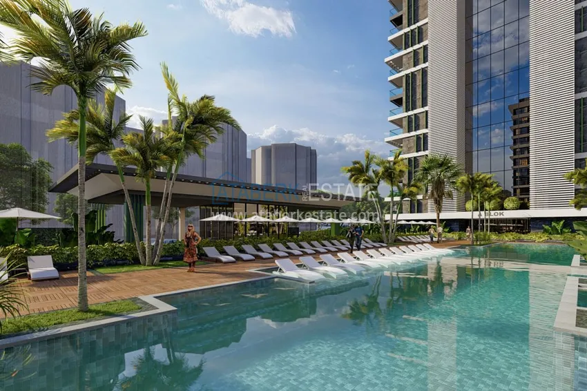 Новый проект жилого комплекса в Махмутларе на первой береговой линии 14 