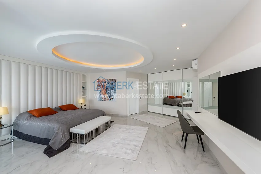 Приобрести Роскошная люксовая квартира в Махмутларе с мебелью и открытым видом на море 16 