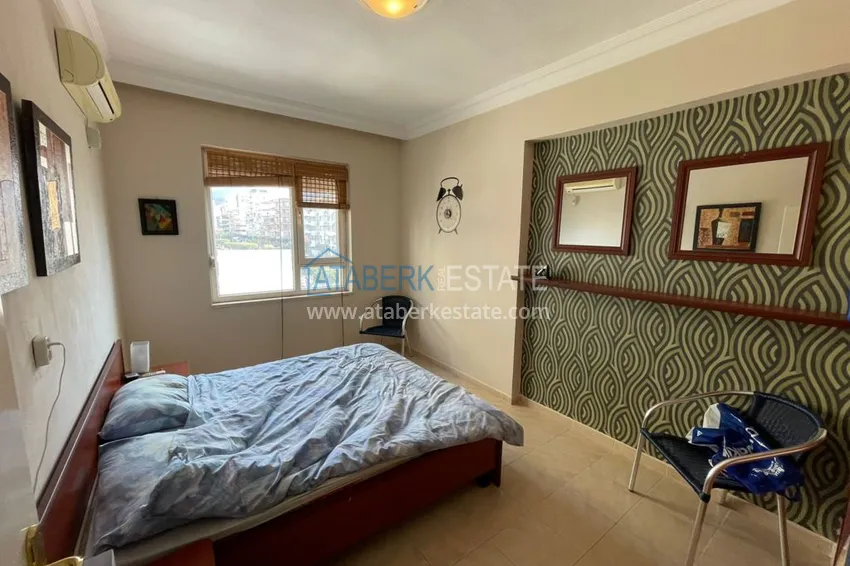 Приобрести Трехкомнатная квартира с мебелью на второй береговой линии в Махмутларе, Алания, 100 м2 20 