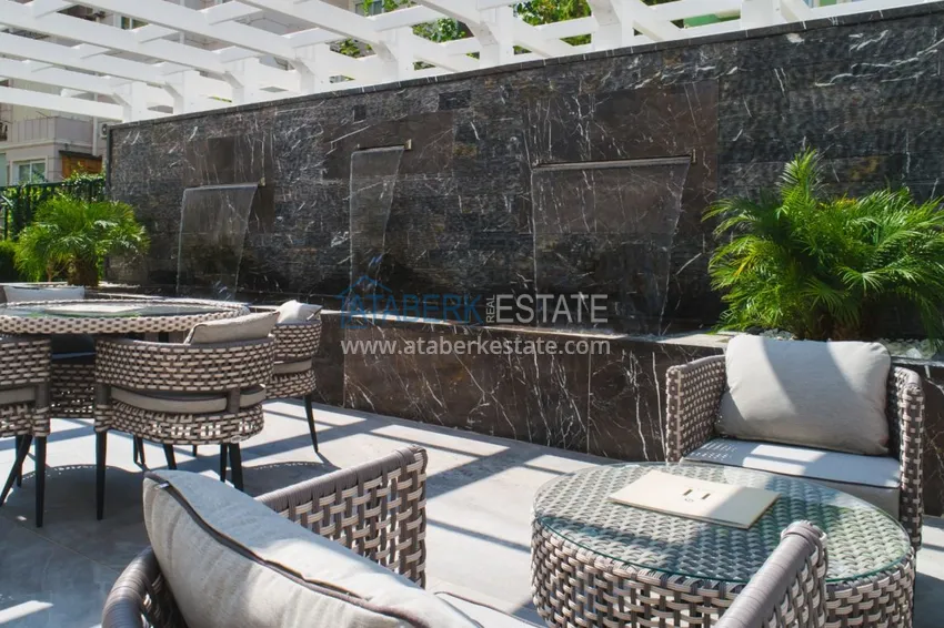 Квартира в районе Оба меблированная с видом на море и горы. Недвижимость под ВНЖ 16