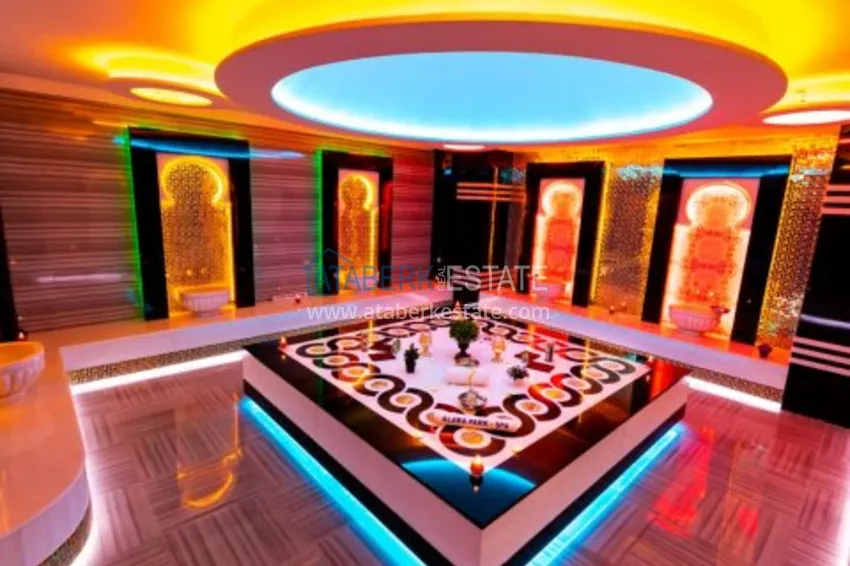 Видовой двухуровневый пентхаус с авторским интерьером в районе Махмутлар 17 