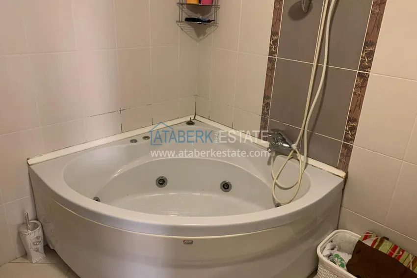 Приобрести Квартира в Махмутларе с мебелью, застекленным балконом и видом на море  18 