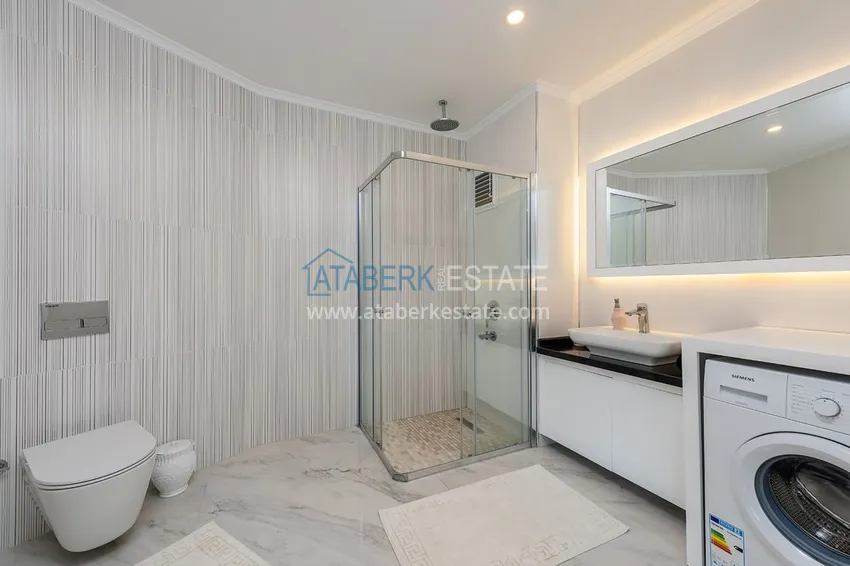 Приобрести Роскошная люксовая квартира в Махмутларе с мебелью и открытым видом на море 20 