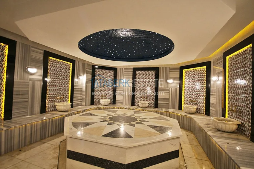 Квартира в Махмутларе с современной мебелью, застекленным балконом и прямым видом на море 16 