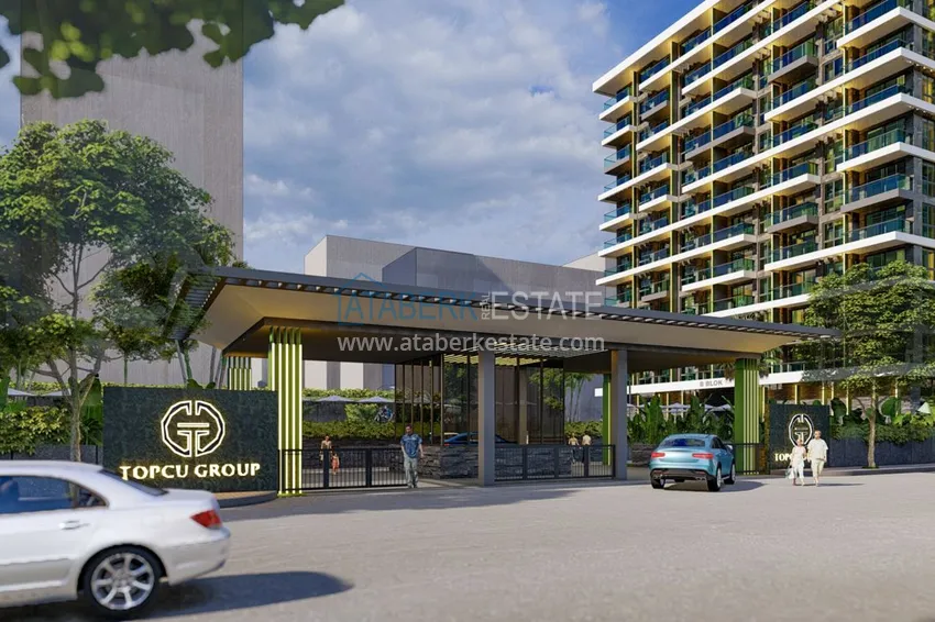 Новый проект жилого комплекса в Махмутларе на первой береговой линии 18 