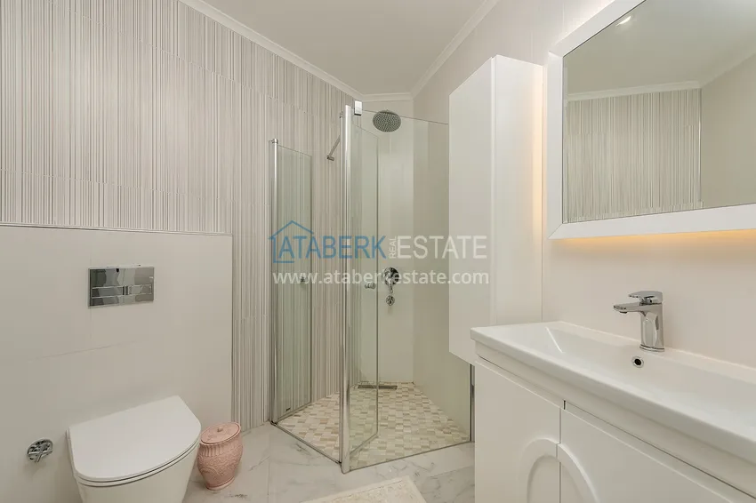 Приобрести Роскошная люксовая квартира в Махмутларе с мебелью и открытым видом на море 21 