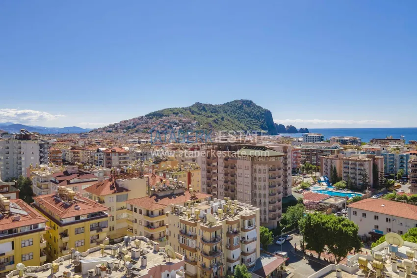 Новый проект резиденции премиального класса в центре Алании, район пляжа Клеопатра 11 