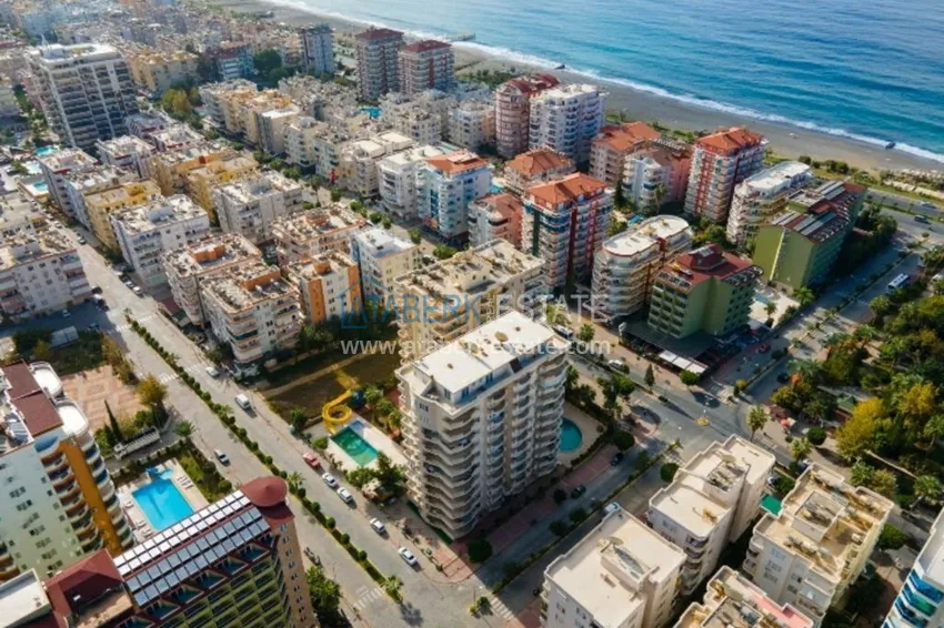 Квартира с мебелью и видом на море в Алании, Махмутларе 1 